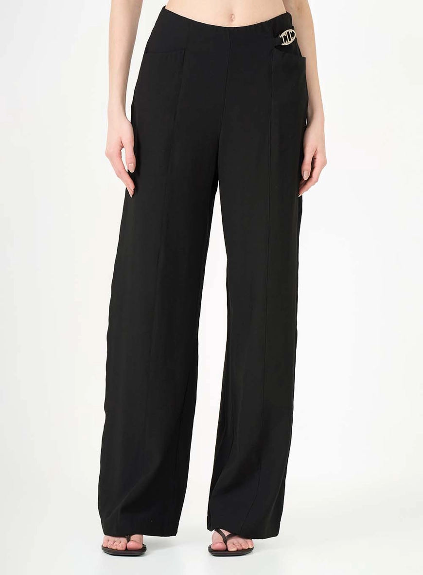 Calça Feminina Wide Leg Preto 3
