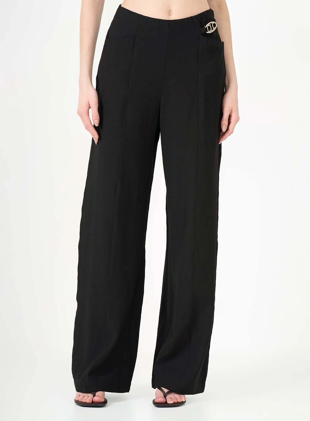 Calça Feminina Wide Leg Preto 3
