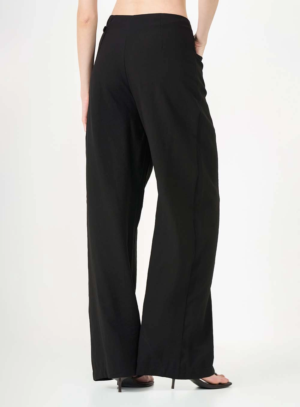 Calça Feminina Wide Leg Preto 4