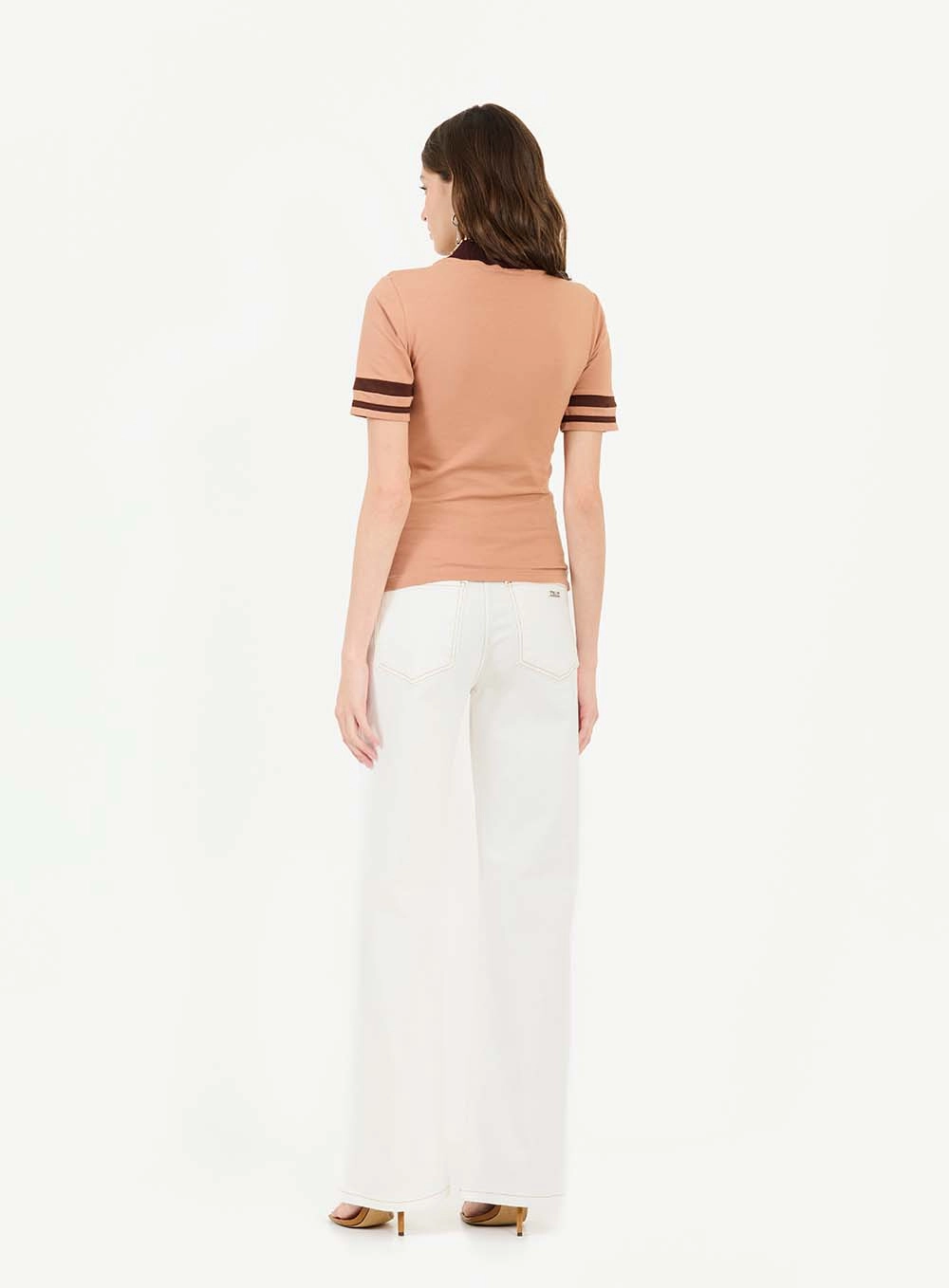 Calça Sarja Feminina Wide Leg Stretch Off Shell 2