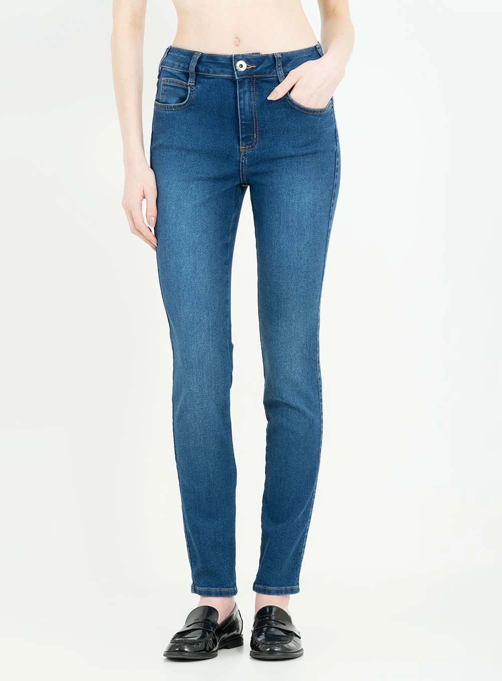 Calça Jeans Skinny Média Índigo 3