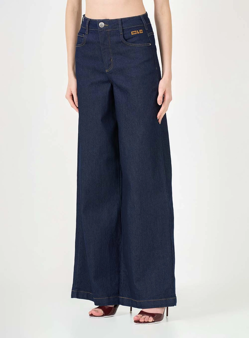 Calça Jeans Pantalona Stretch Índigo 3