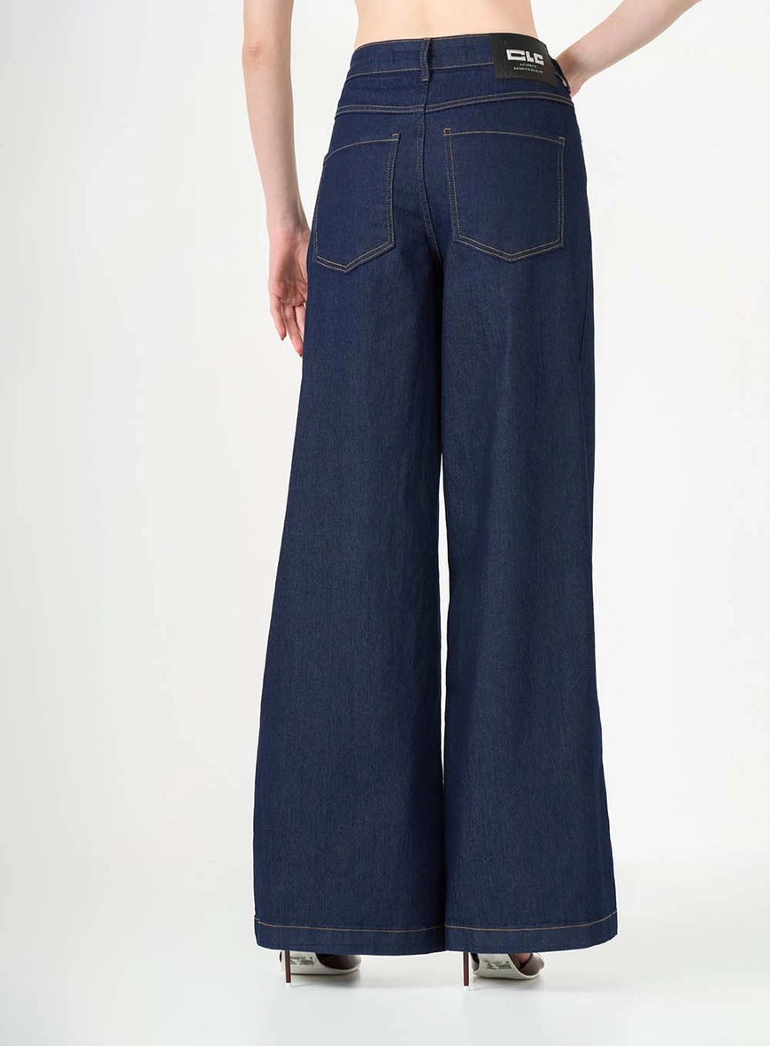 Calça Jeans Pantalona Stretch Índigo 4