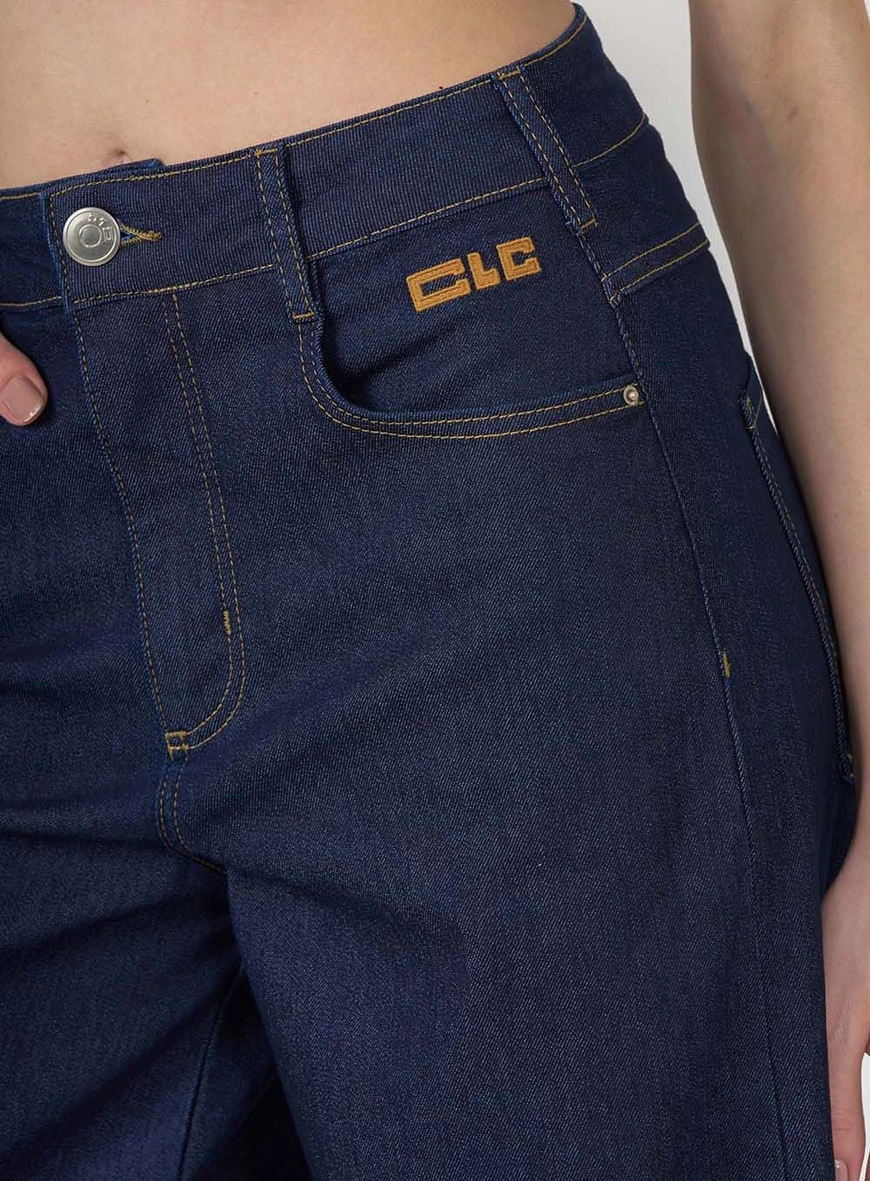 Calça Jeans Pantalona Stretch Índigo 5