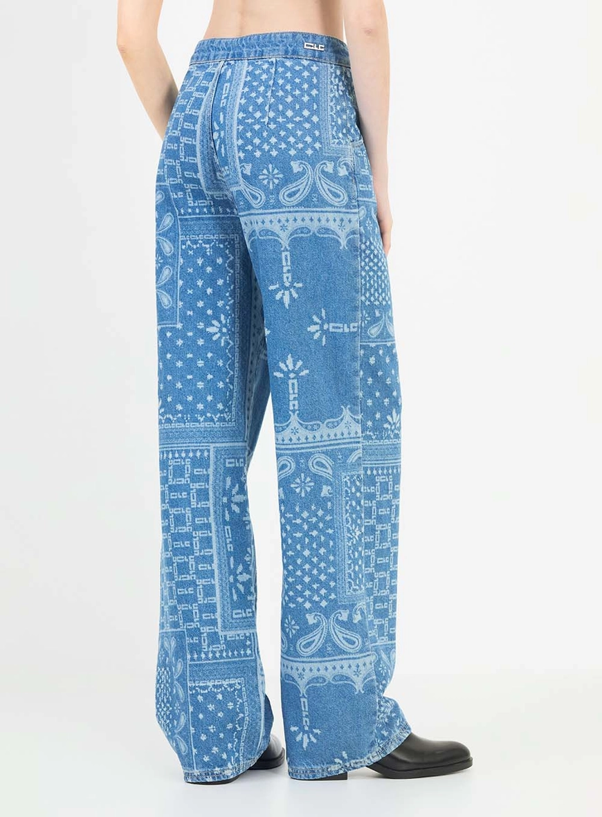 Calça Jeans Comfort Wide Índigo 4