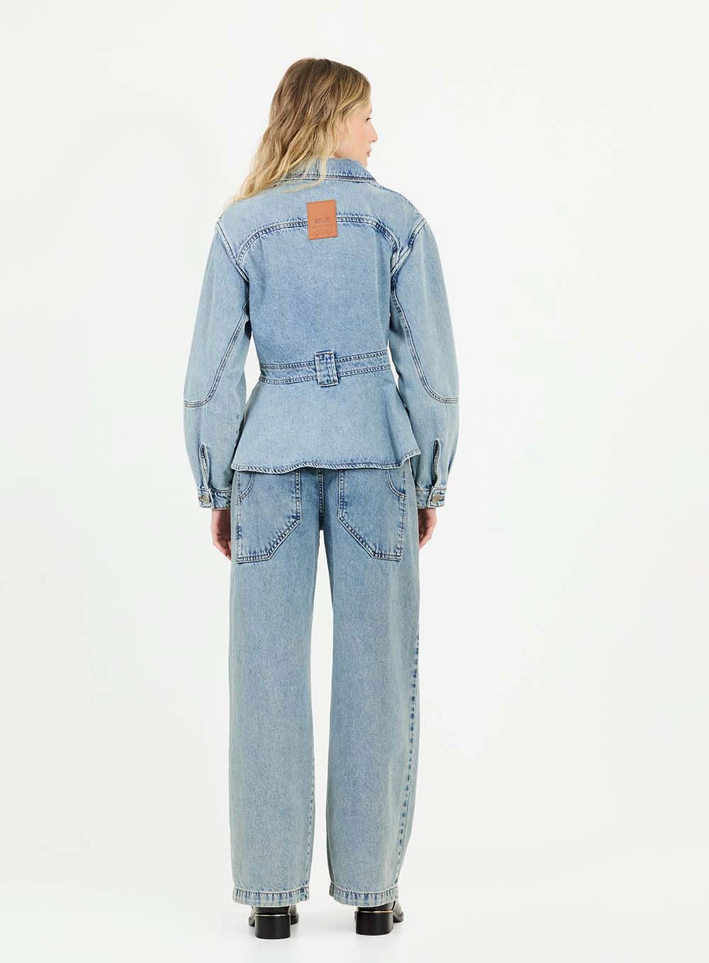 Calça Jeans Feminina Baggy Índigo 2