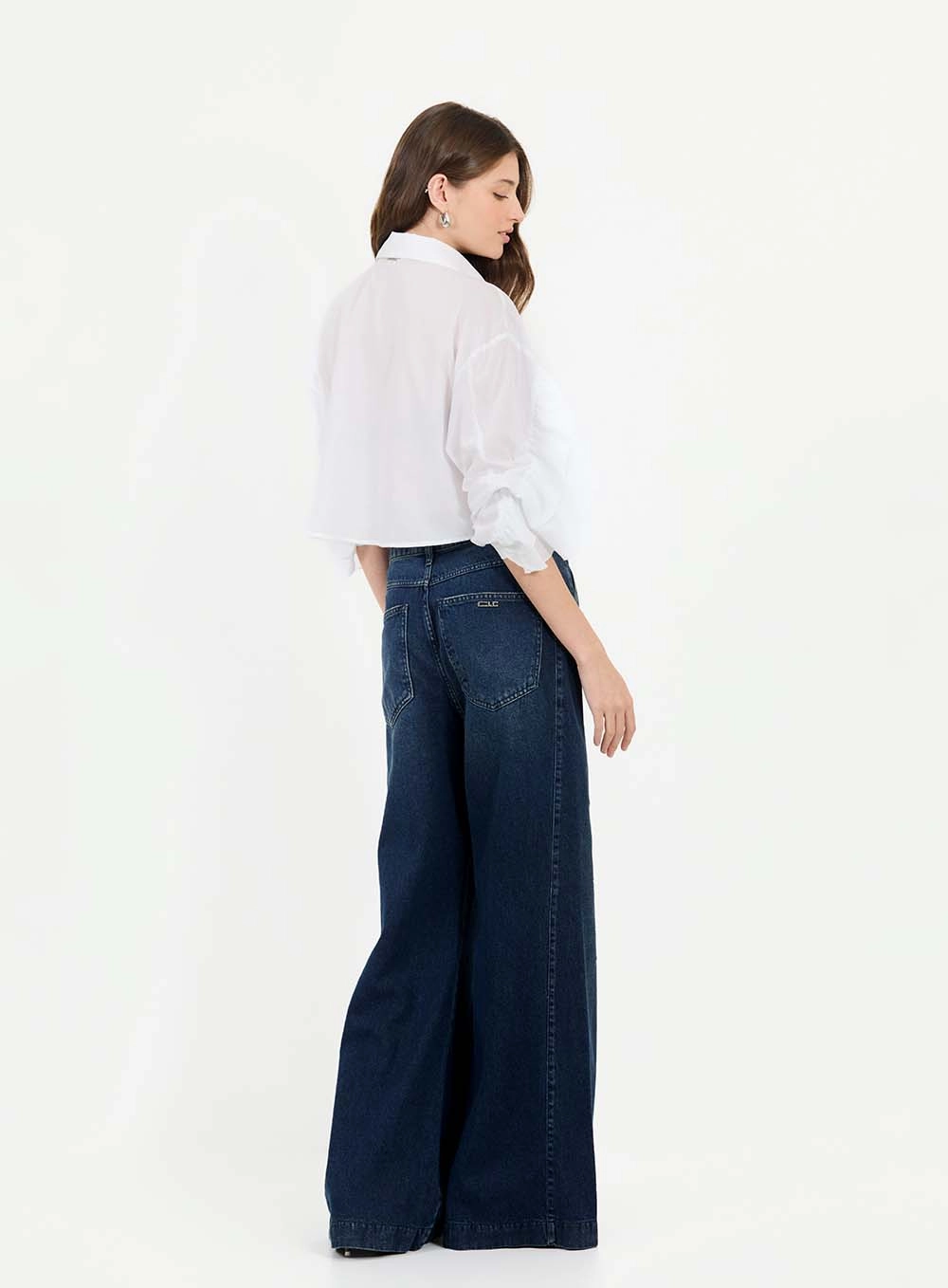 Calça Jeans New Fit Com Bordada Manual Índigo 2