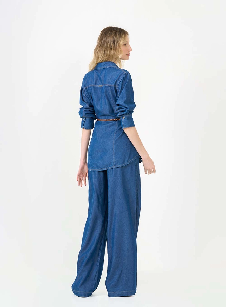 Calça Jeans Wide Leg Índigo 2