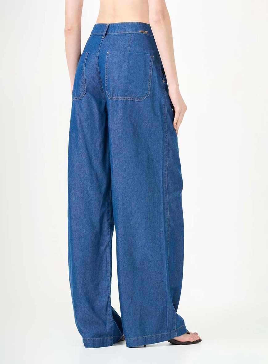 Calça Jeans Wide Leg Índigo 4
