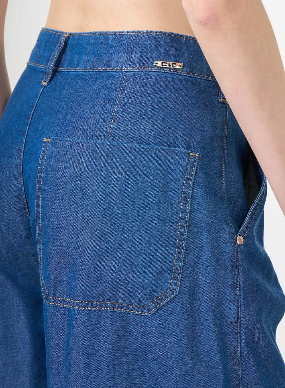 Calça Jeans Wide Leg Índigo 5
