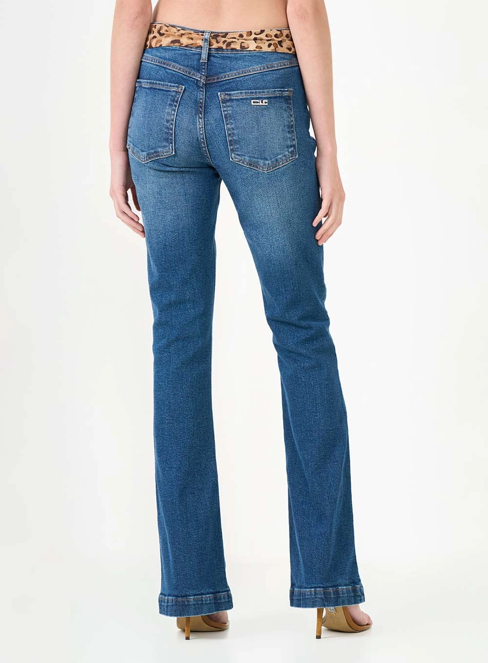 Calça Jeans Boot Cut Com Lenço Índigo 4