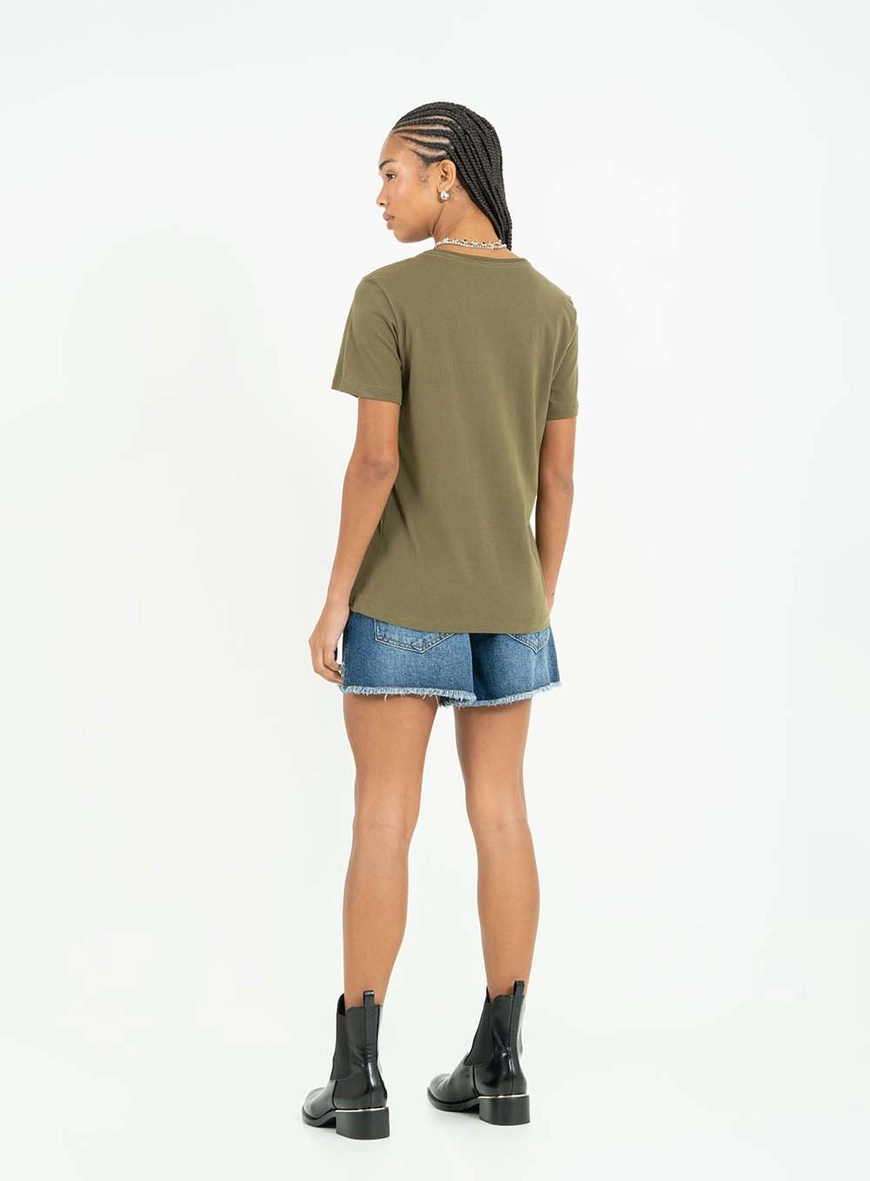 Short Jeans Regular Alta Índigo 2