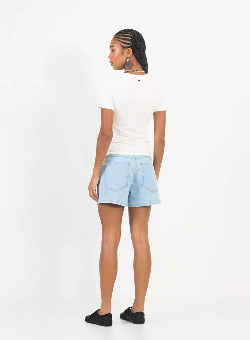Short Jeans Slim Índigo 2