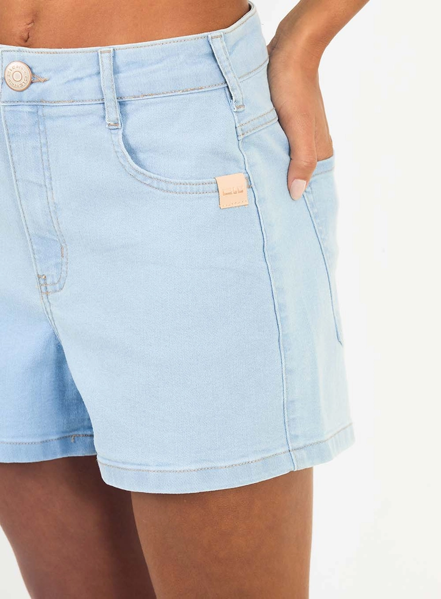 Short Jeans Slim Índigo 5