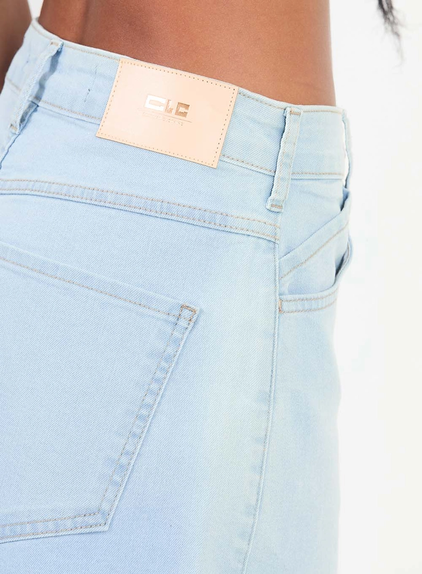 Short Jeans Slim Índigo 6