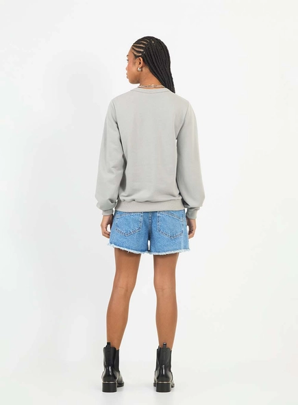 Short Jeans Regular Média