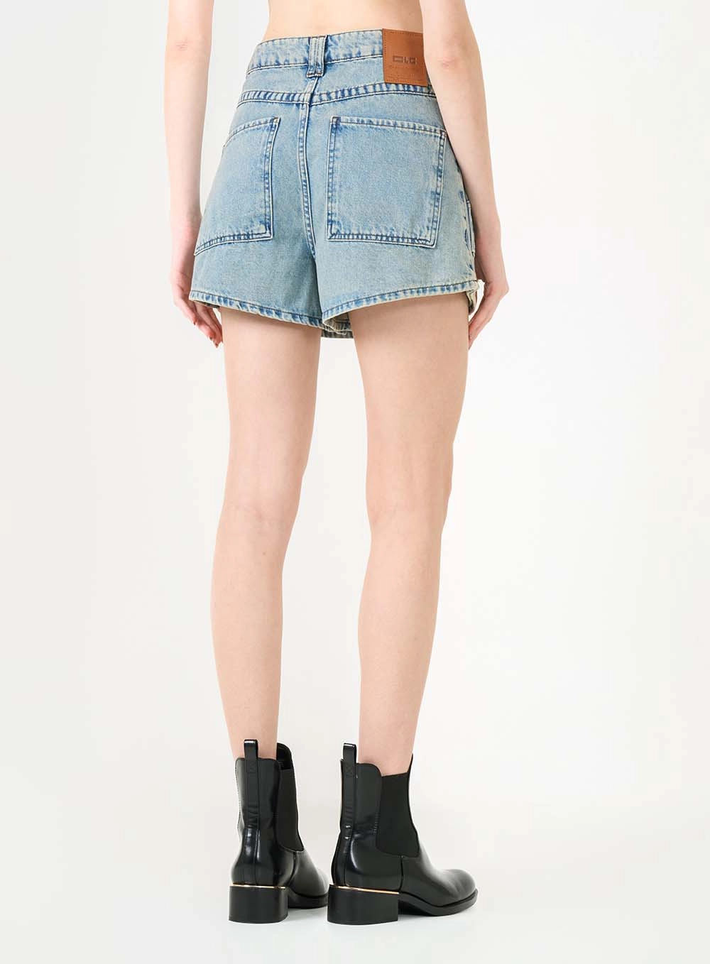 Short Saia Jeans Índigo 4