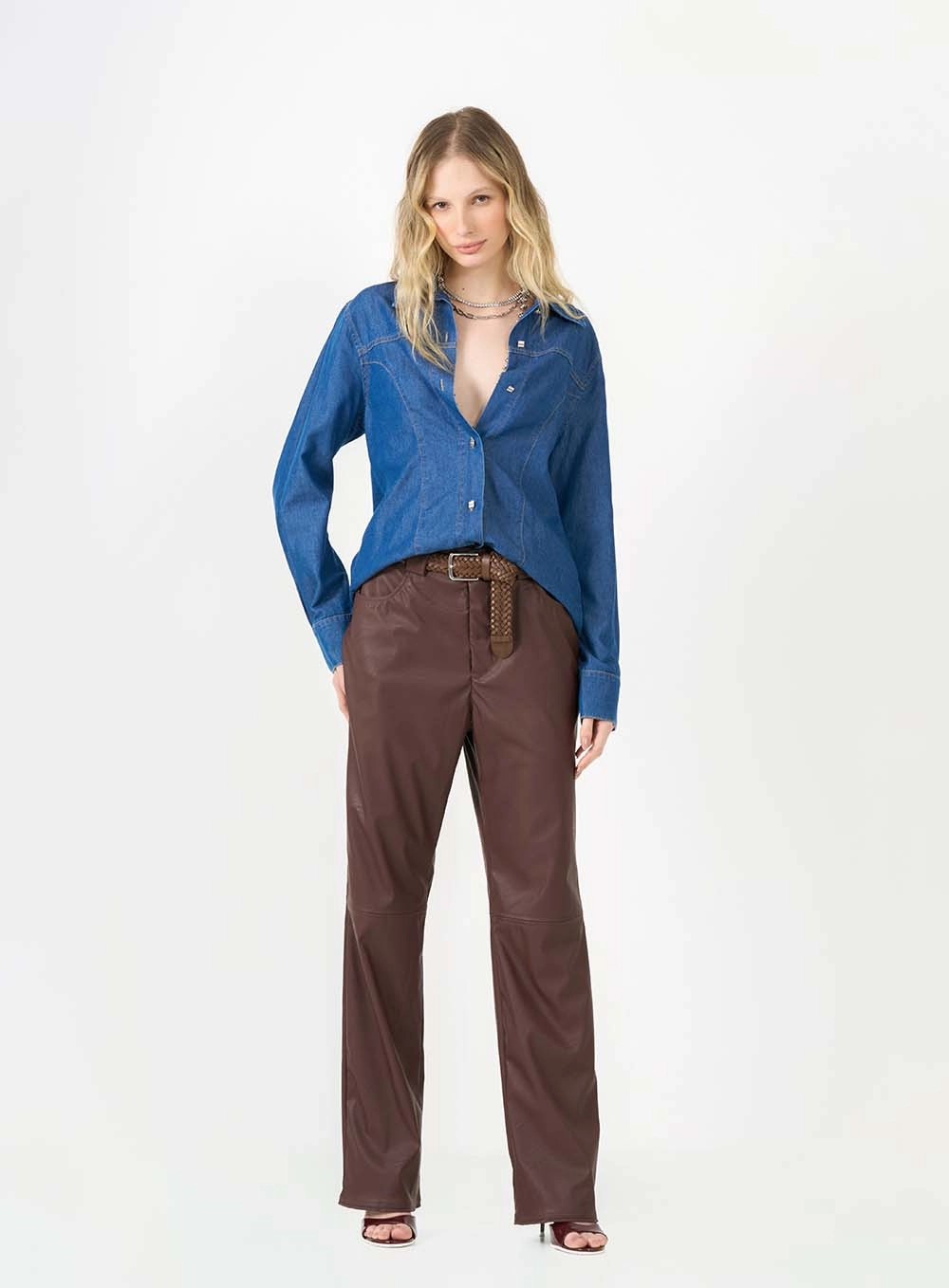 Camisa Jeans Alfaiataria Índigo 3