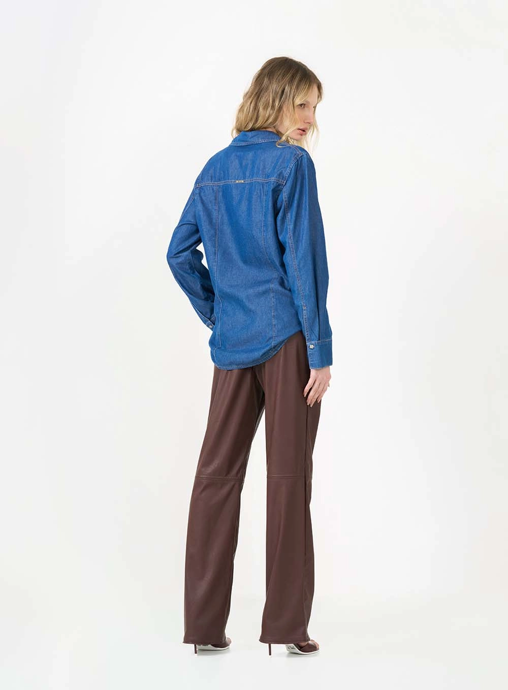 Camisa Jeans Alfaiataria Índigo 4
