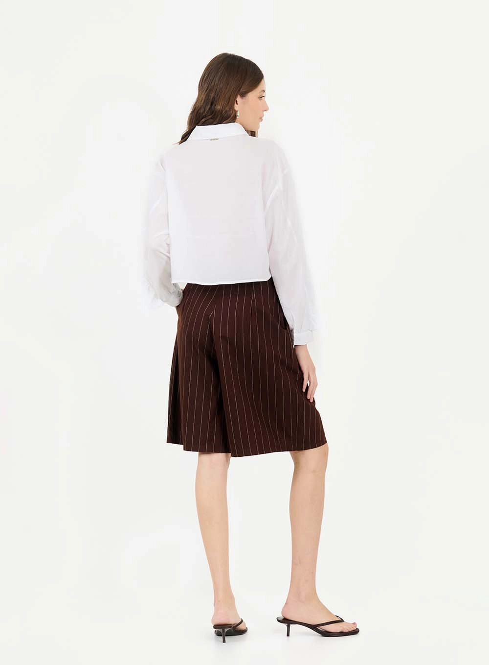 Camisa Feminina Comfort Com Babados Branco 5