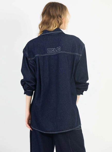 Camisa Jeans Oversized Boxy