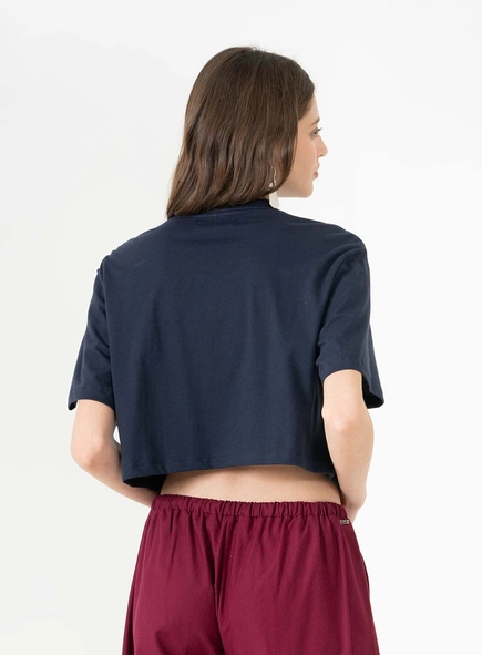 Camiseta Estampada E Bordada