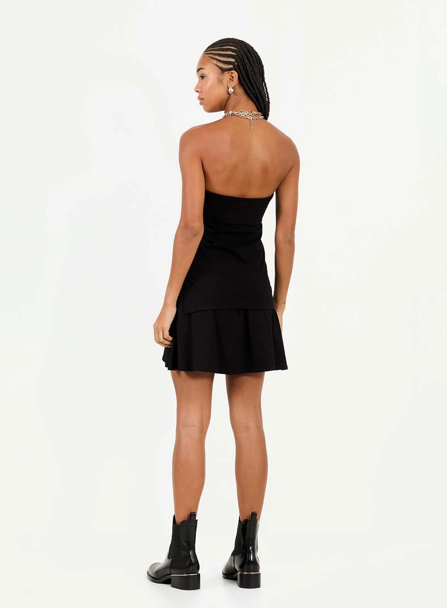 Blusa Corset Small Com Fenda Lateral Preto 4