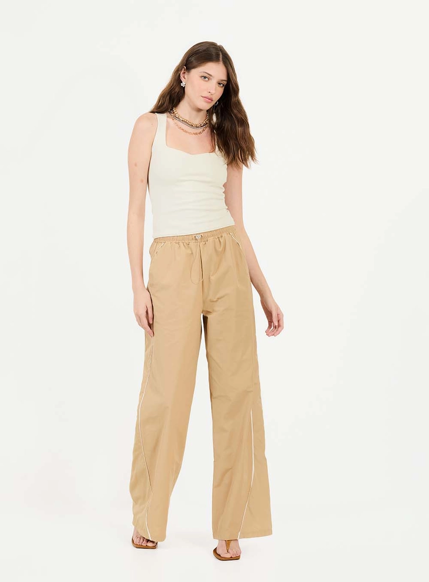 Blusa Small Com Decote Coração Bege Italian 4