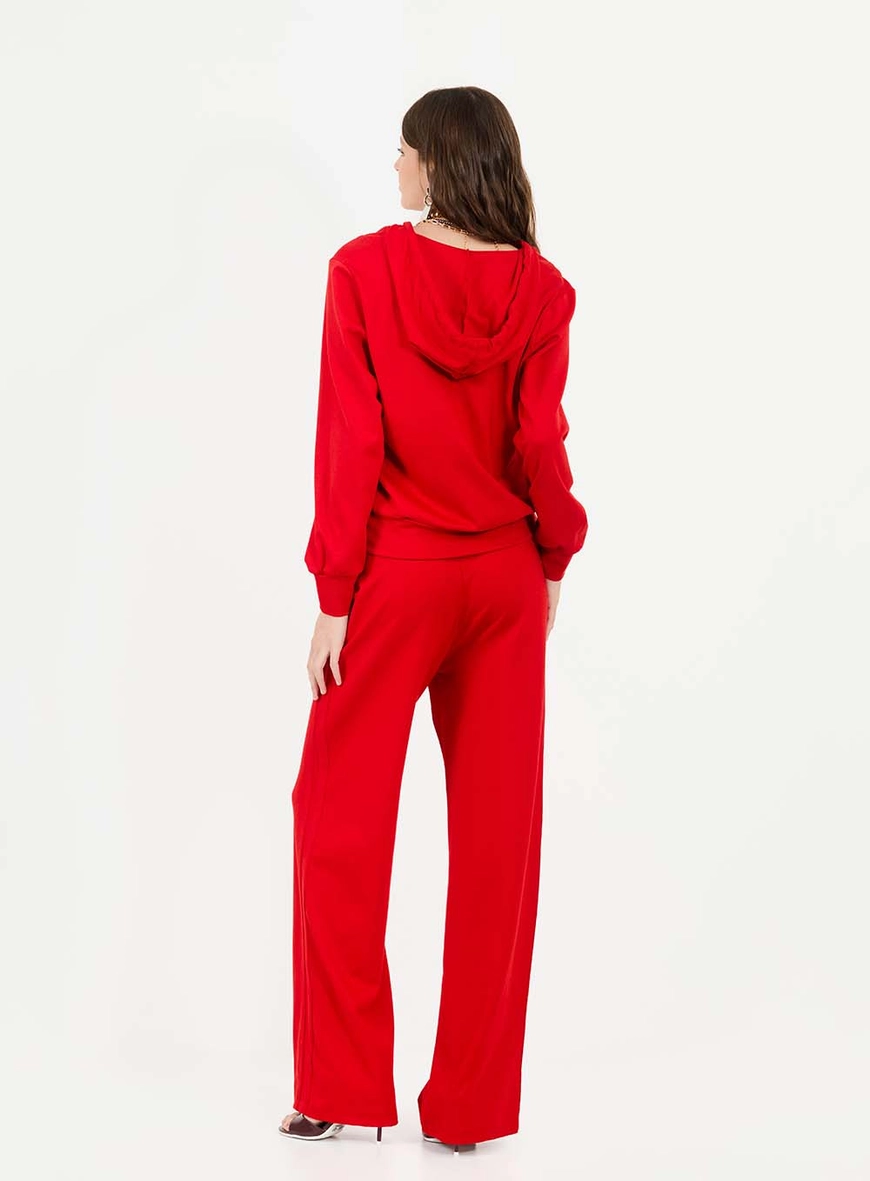 Blusão Com Capuz Vermelho 4