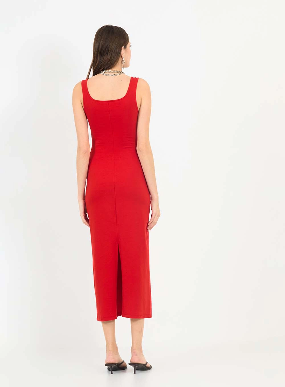 Vestido Midi Small Vermelho 2