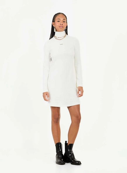 Vestido Suede Canelado