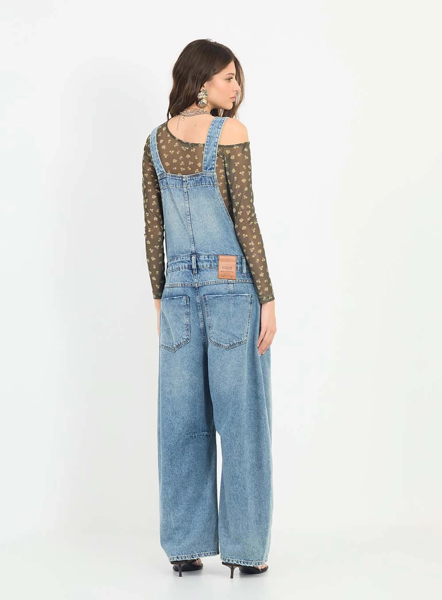 Jardineira Jeans Índigo 2