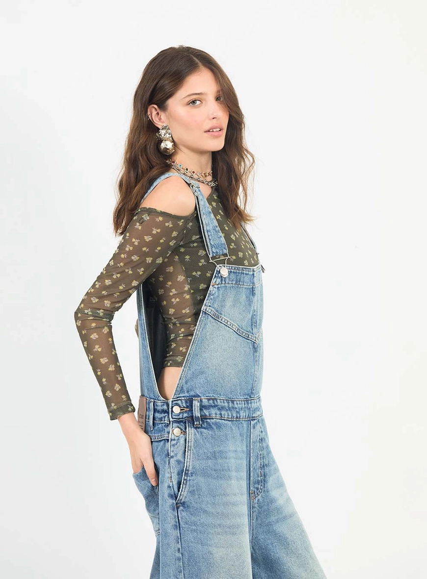 Jardineira Jeans Índigo 3