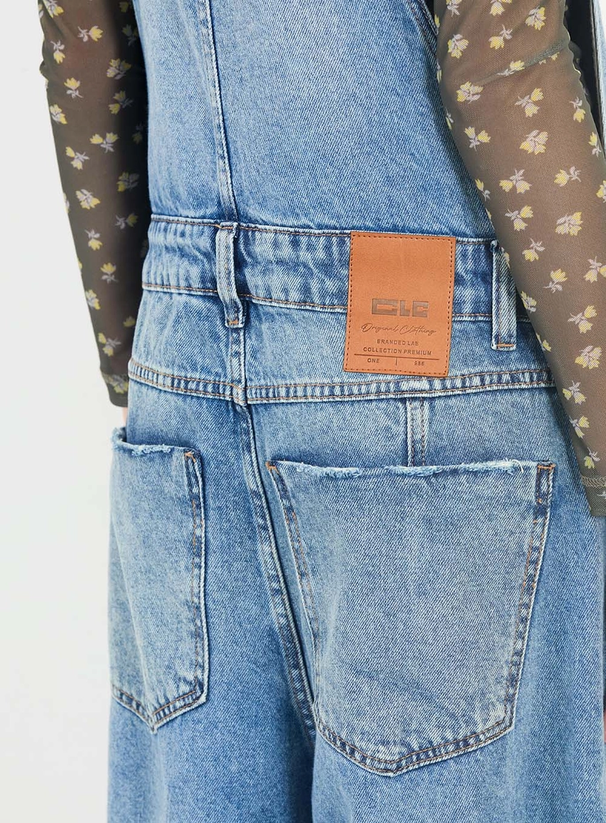 Jardineira Jeans Índigo 6
