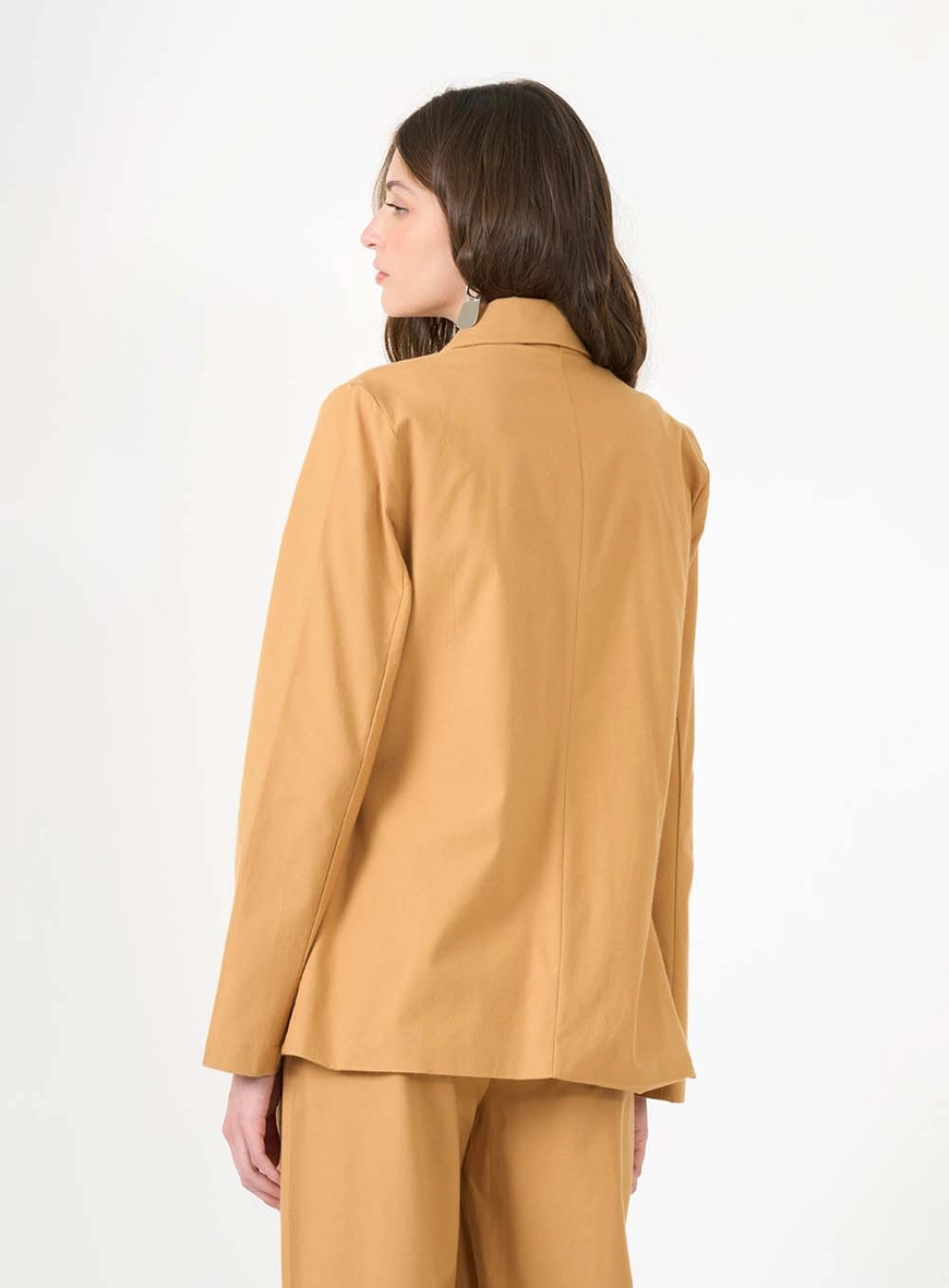 Blazer Alfaiataria Comfort Marrom 2