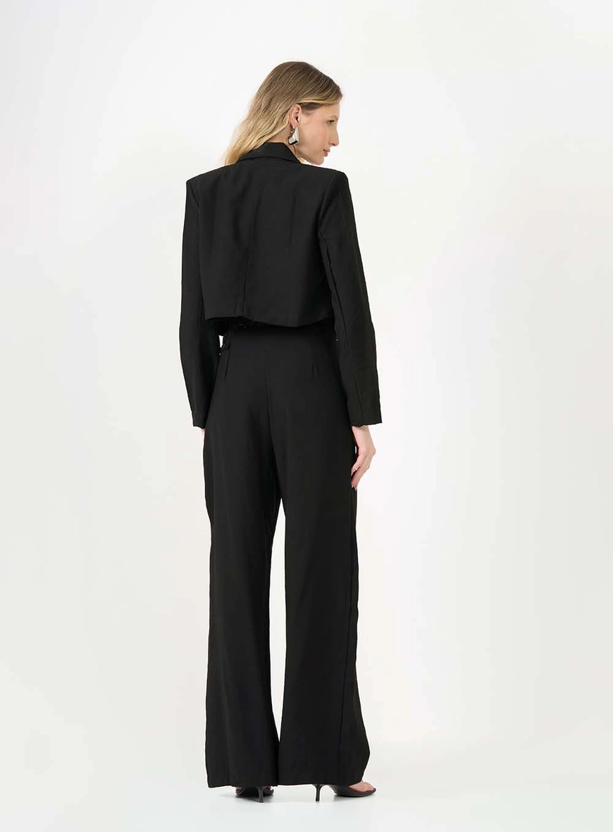 Blazer Feminina Alfaiataria Comfort Preto 4