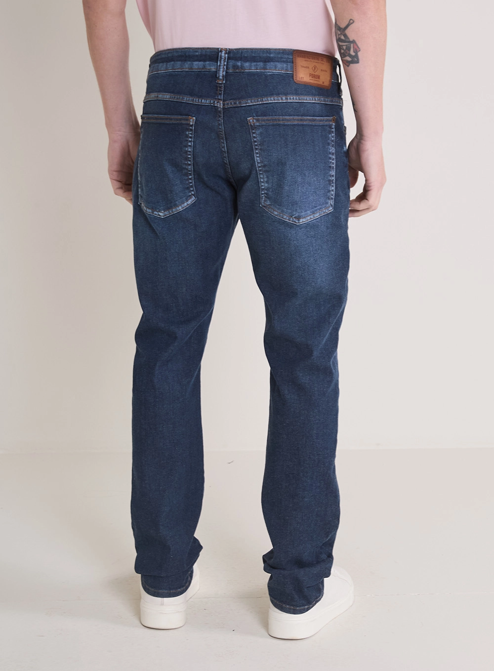 Calça Jeans Masculina Paul Slim Cintura Média Índigo 4