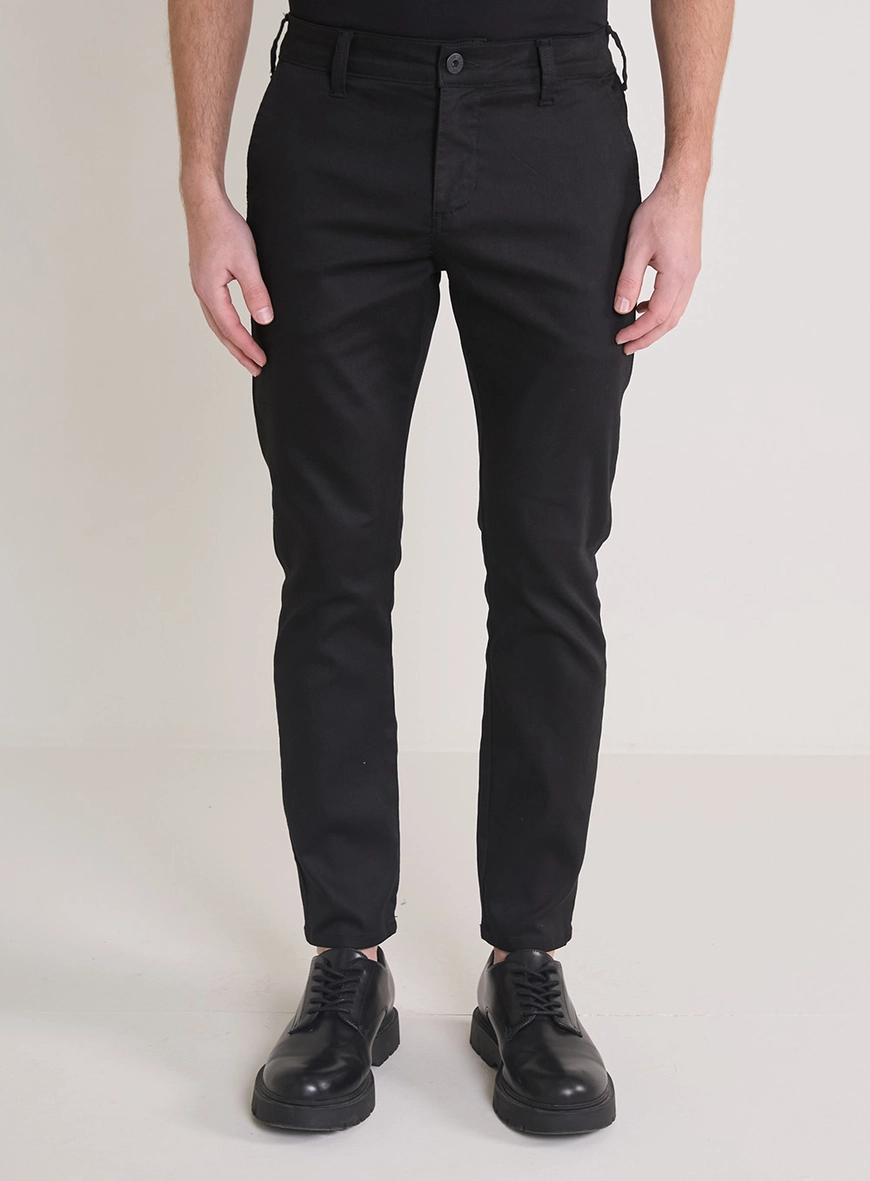Calça Masculina Alfaiataria Slim Everblack Johann Preto