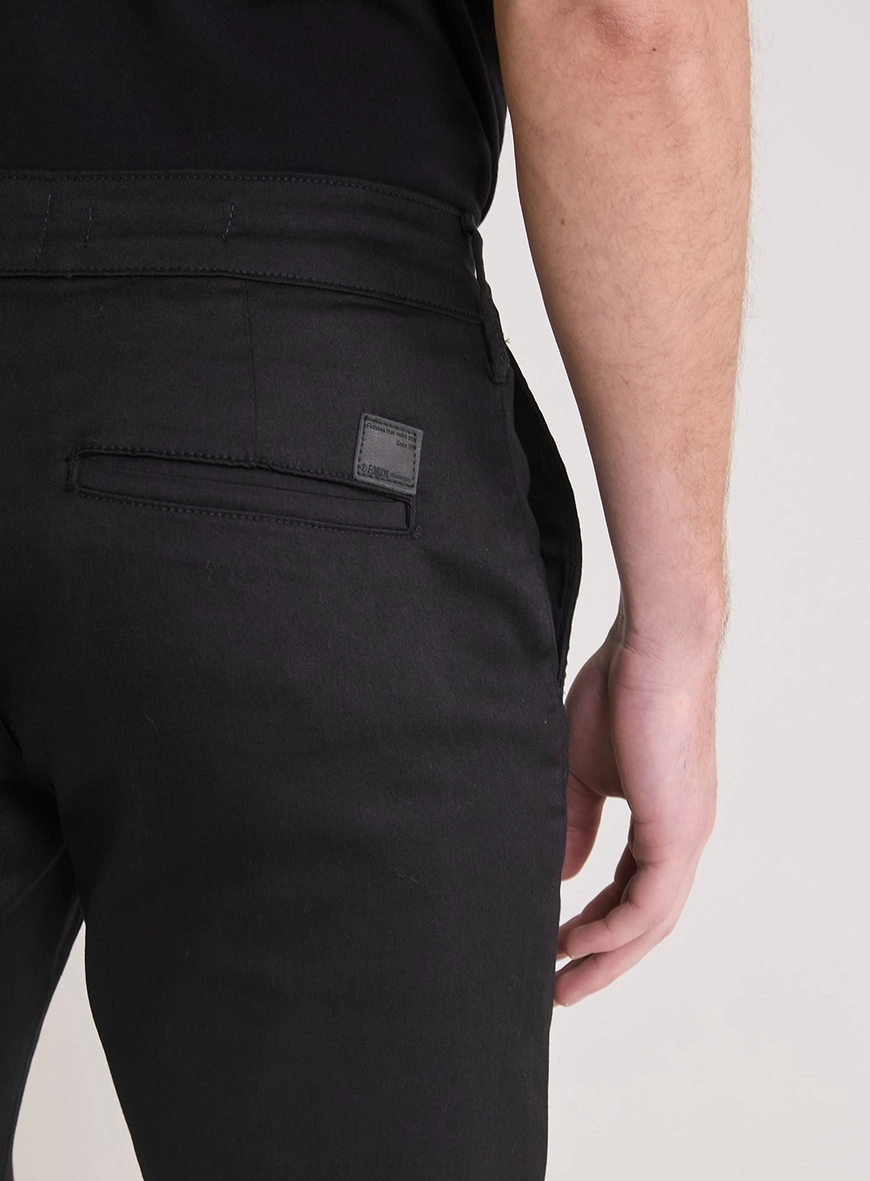 Calça Masculina Alfaiataria Slim Everblack Johann Preto