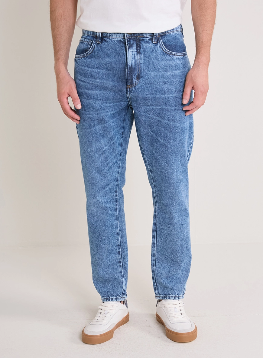 Calça Jeans Masculina Reta - Luciano Índigo