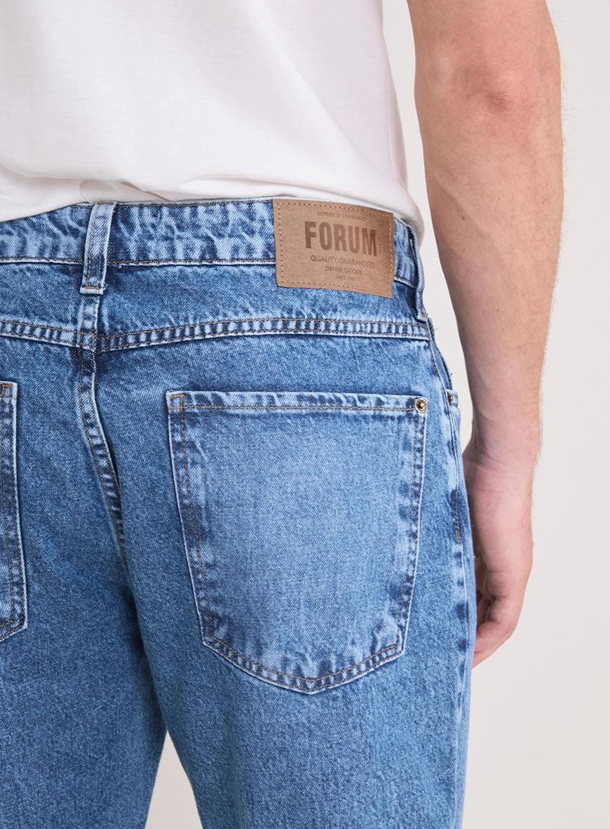 Calça Jeans Masculina Reta - Luciano Índigo