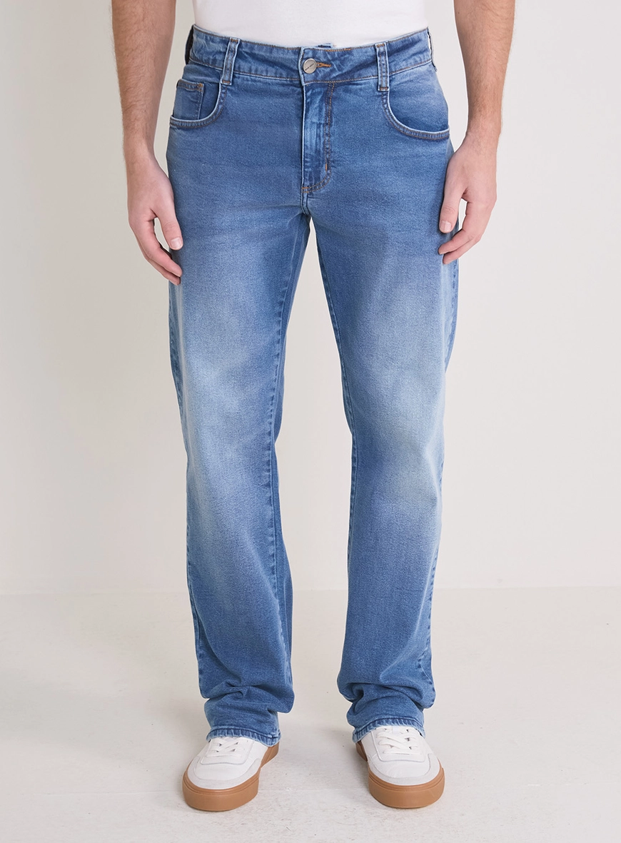 Calça Jeans Masculina Paul Regular Índigo