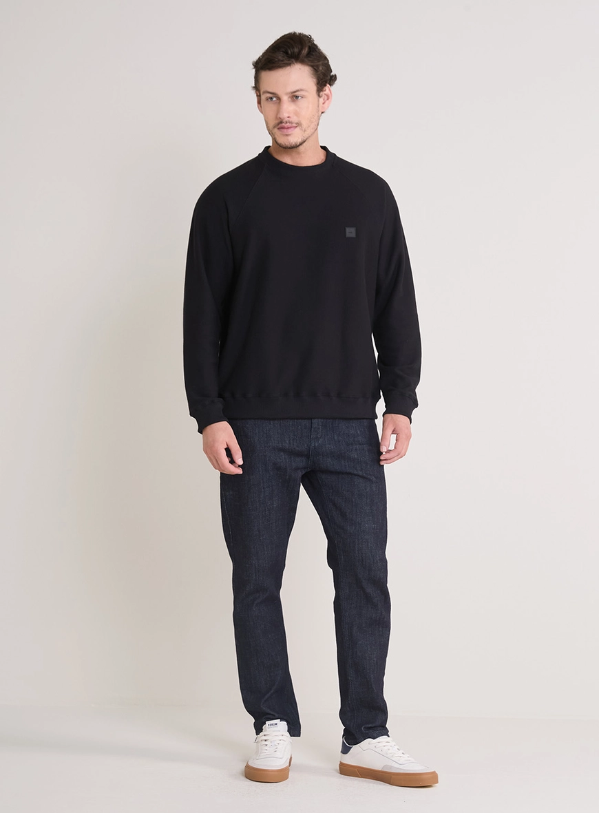 Calça Jeans Masculina Reta Cintura Média - Luciano Índigo
