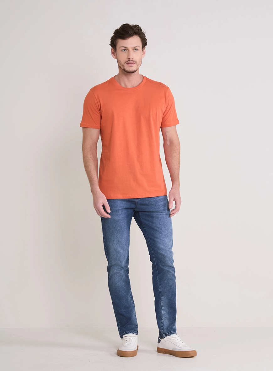 Calça Jeans Masculina Slim - Alexandre Índigo