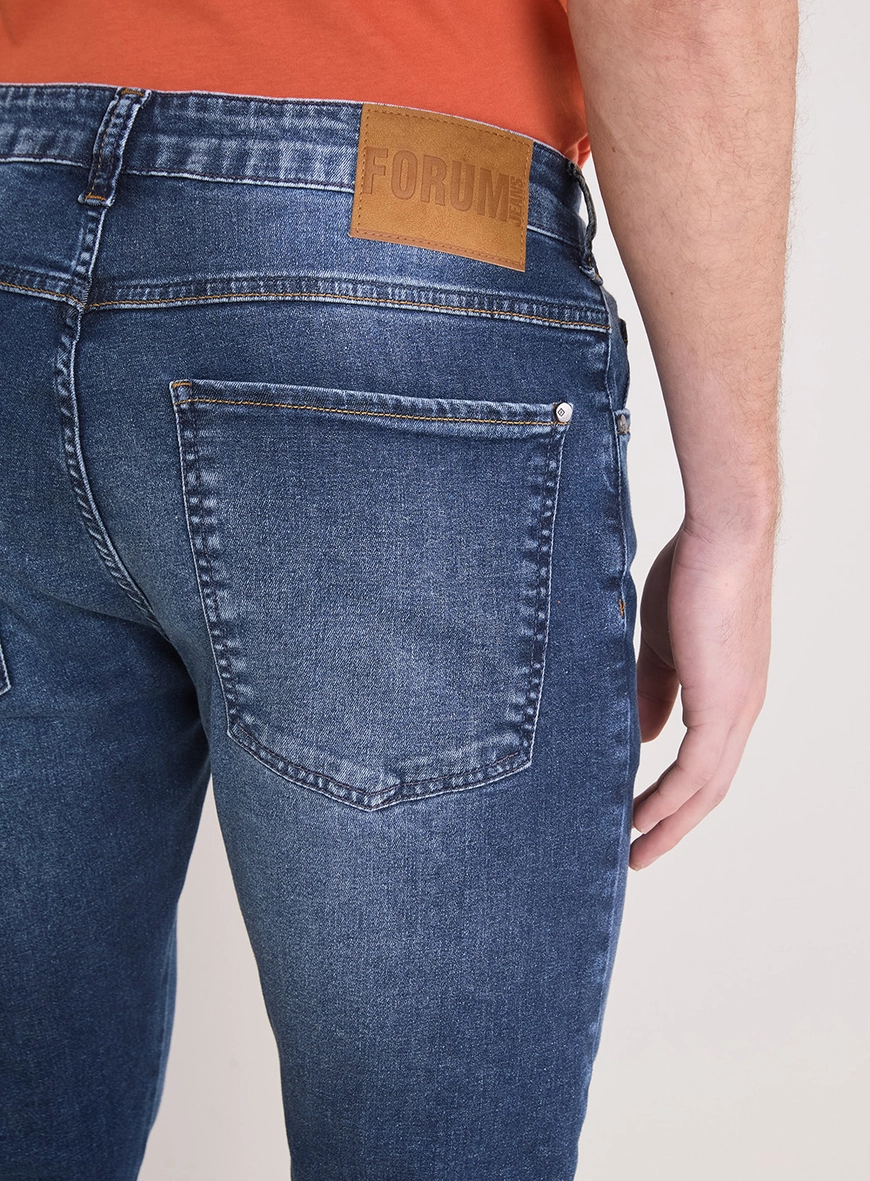 Calça Jeans Masculina Slim - Alexandre Índigo
