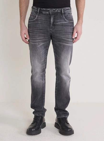 Calça Jeans Masculina Paul Slim Lavagem Estonada