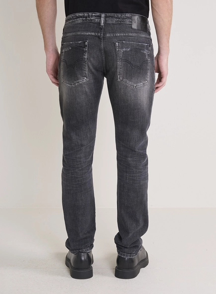 Calça Jeans Masculina Paul Slim Lavagem Estonada