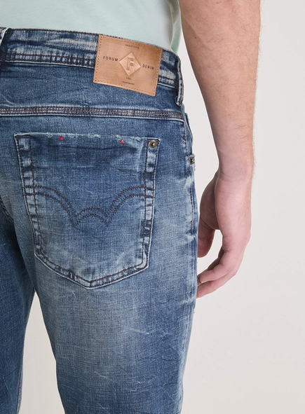 Calça Jeans Masculina Paul Slim Estonado