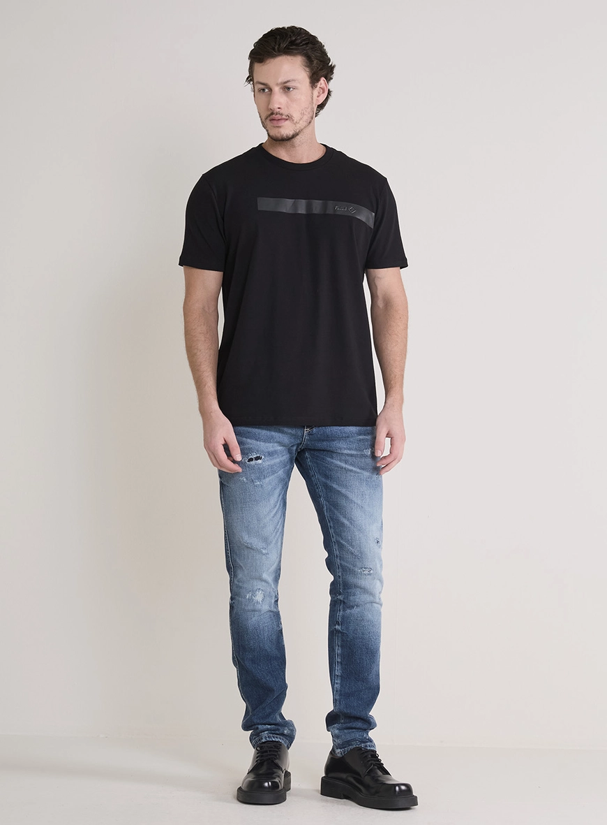 Calça Jeans Masculina Skinny Cintura Média - Igor Índigo