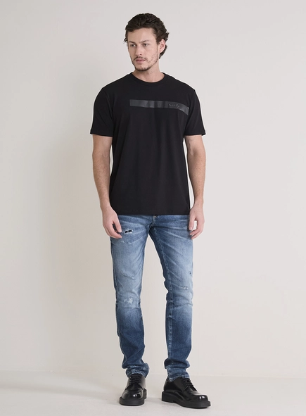 Calça Jeans Masculina Skinny Cintura Média - Igor